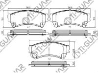 Тормозные колодки TG-5806/PN5806* Ti·GUAR