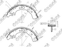 Тормозные колодки TG-0037/FN0037* Ti·GUAR Тормозные колодки TG-0037/FN0037* Ti·GUAR